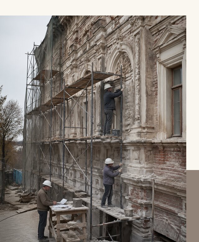 Реставрация объектов культурного наследия под ключ в Заинске